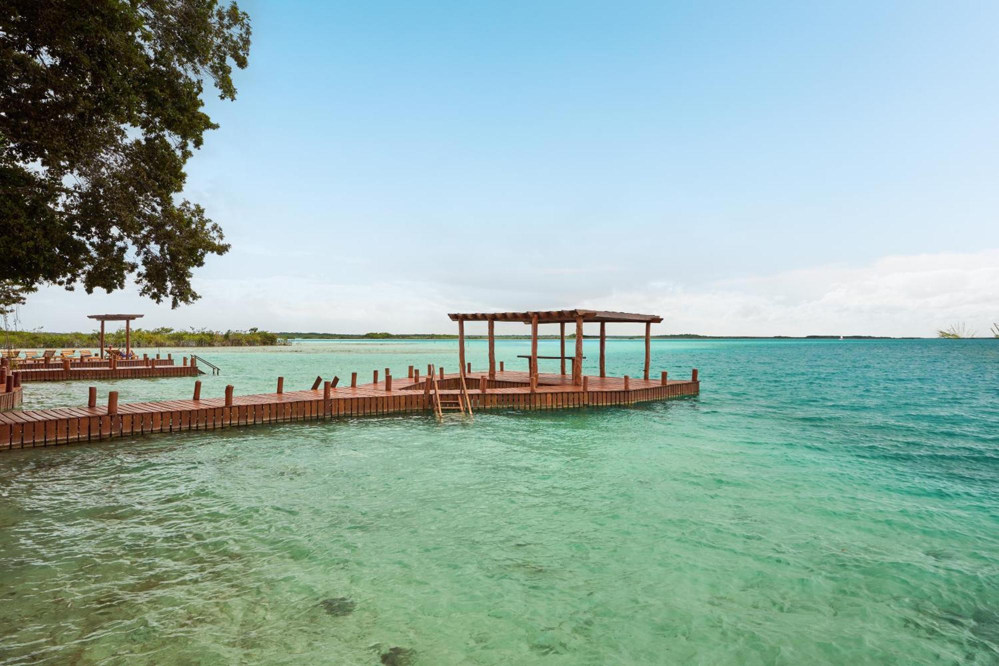 Cristalino Lagoon Front Hotel, Restaurant & Spa Bacalar Dış mekan fotoğraf