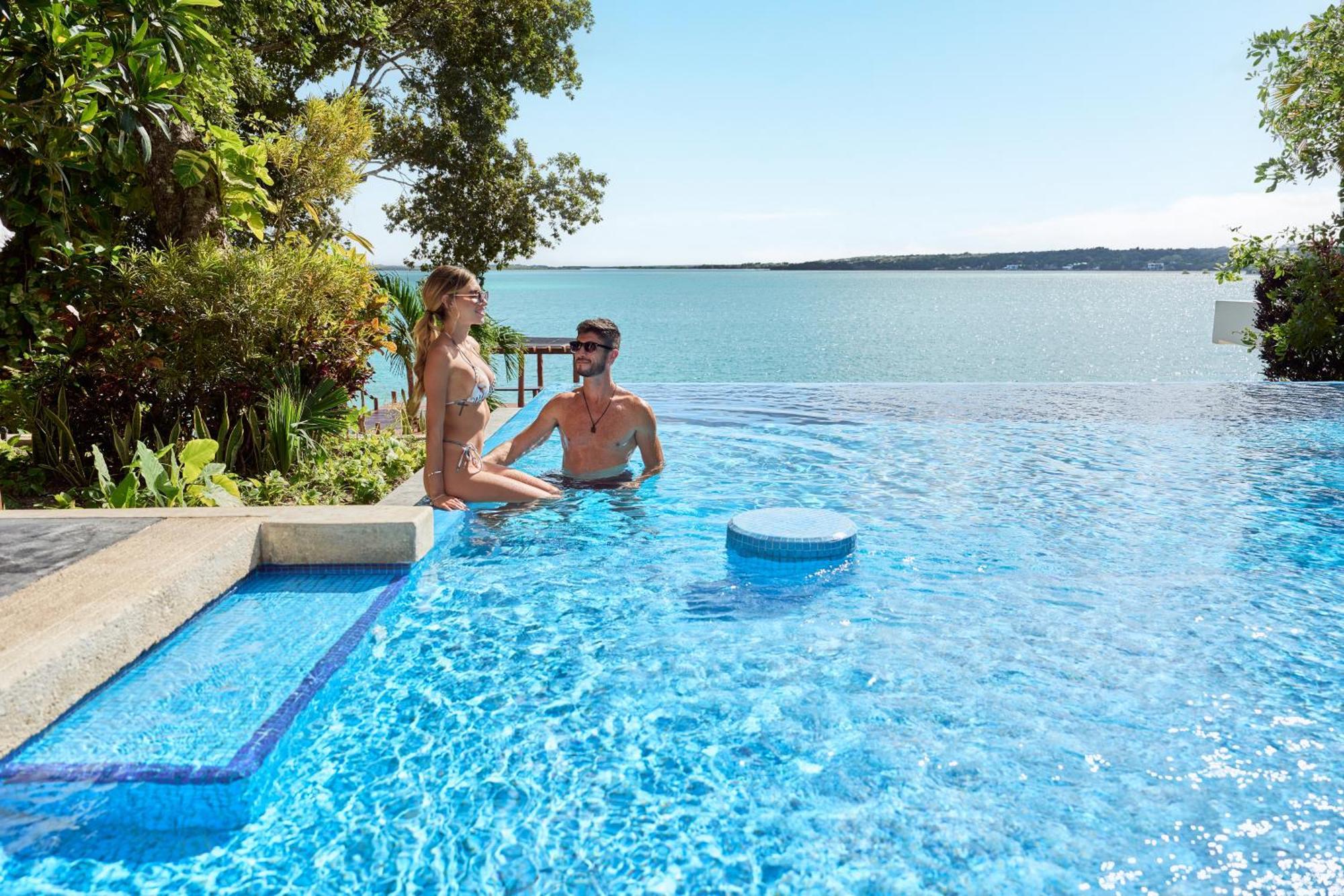 Cristalino Lagoon Front Hotel, Restaurant & Spa Bacalar Dış mekan fotoğraf