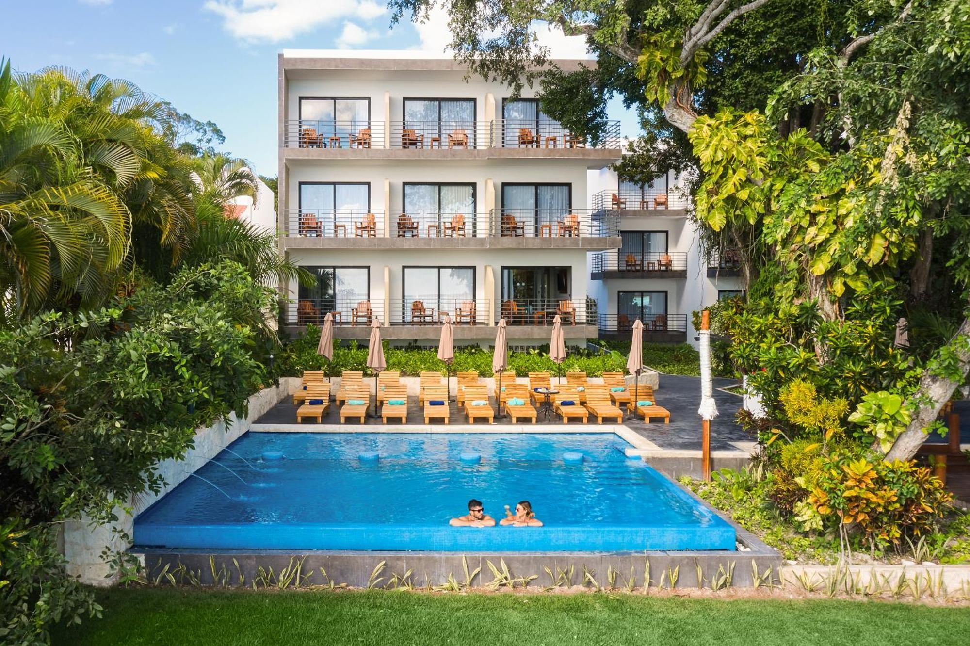 Cristalino Lagoon Front Hotel, Restaurant & Spa Bacalar Dış mekan fotoğraf