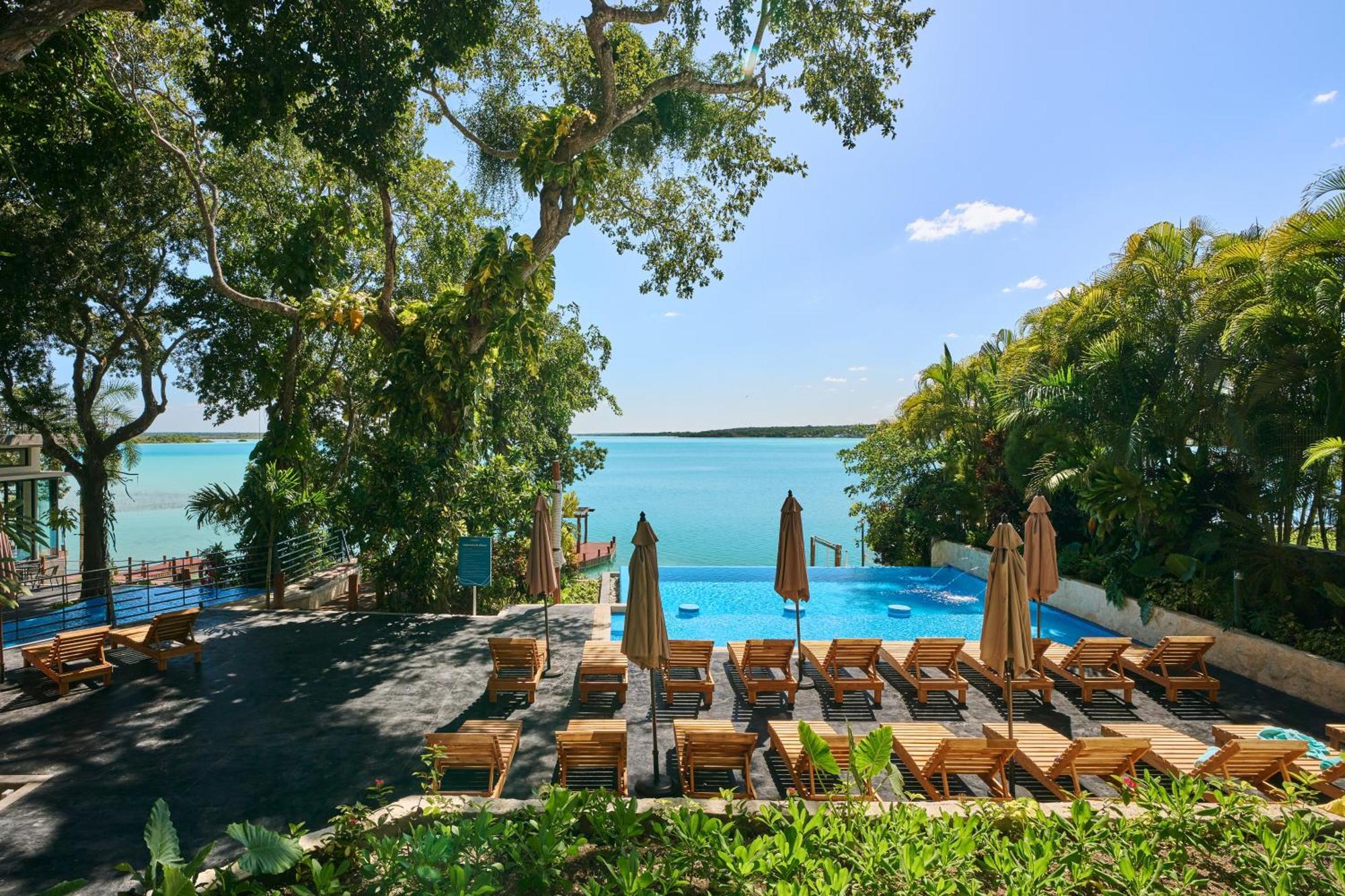 Cristalino Lagoon Front Hotel, Restaurant & Spa Bacalar Dış mekan fotoğraf