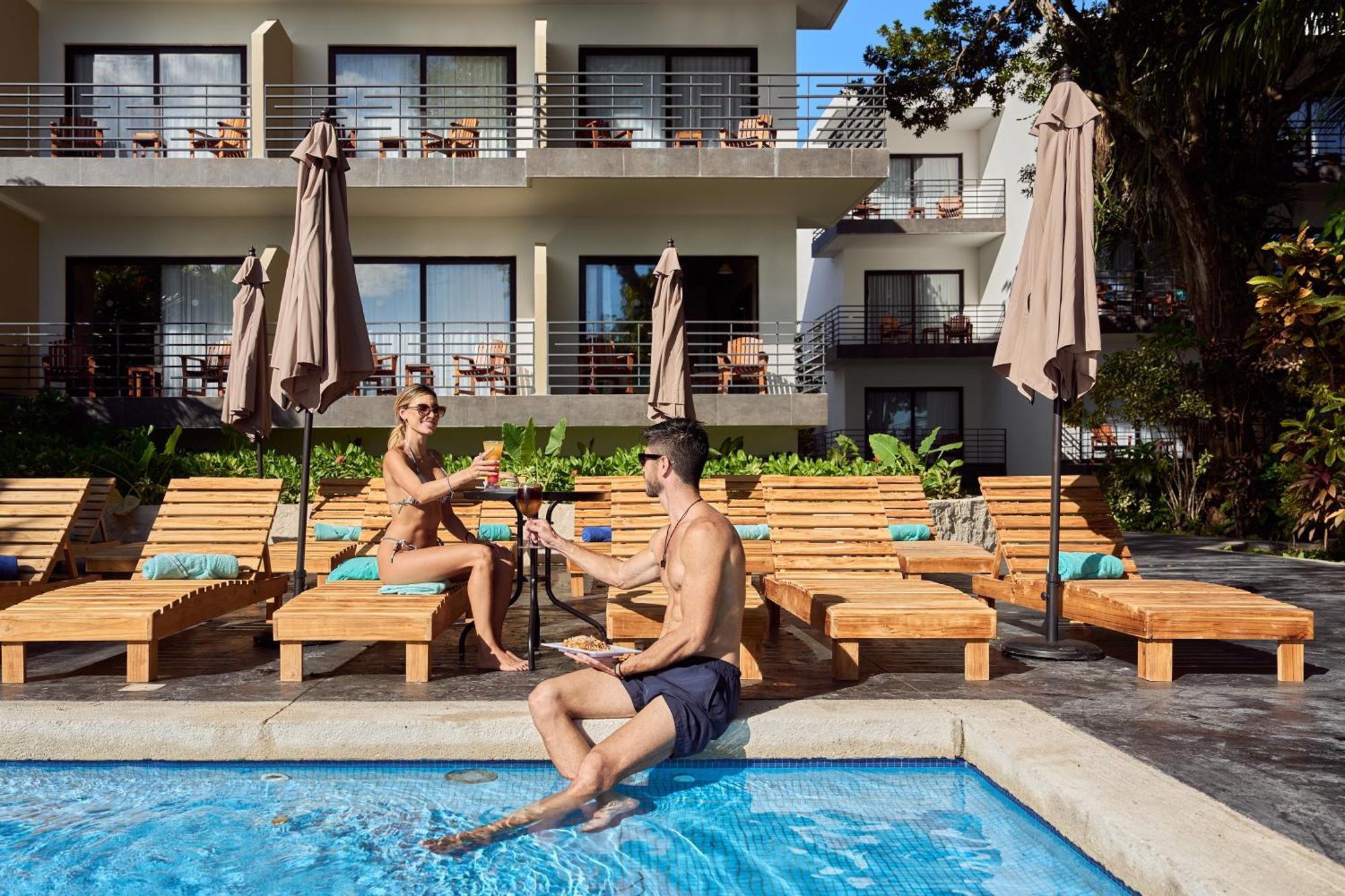 Cristalino Lagoon Front Hotel, Restaurant & Spa Bacalar Dış mekan fotoğraf